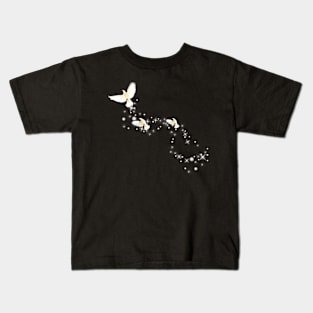 Birds, Sparkling, Flying Kids T-Shirt